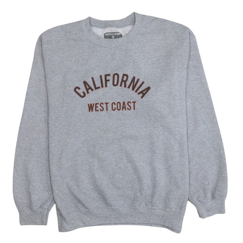 PrettyLittleThing Women's Grey California West Coast Sweatshirt Size S