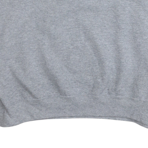 PrettyLittleThing Women's Grey California West Coast Sweatshirt Size S
