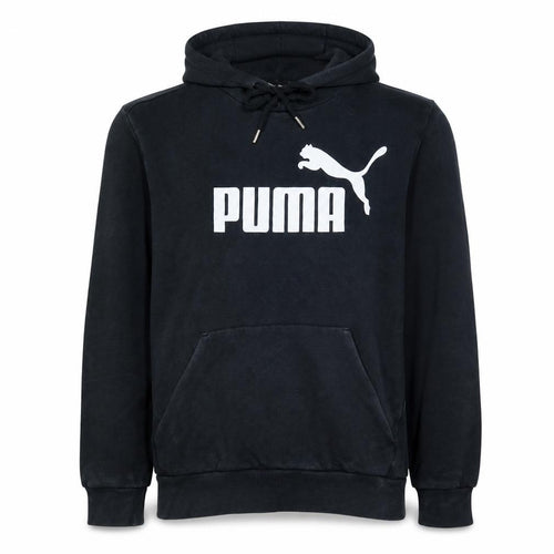 Puma Men's Black Pullover Hoodie Size S Fleece Sportswear