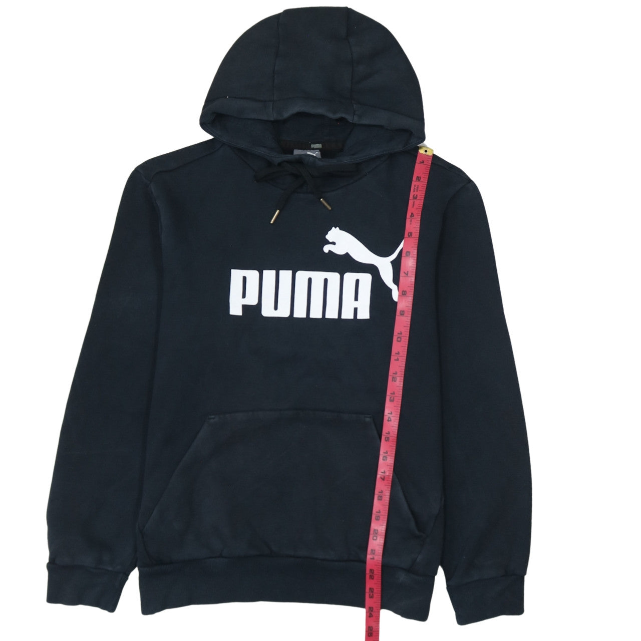 Puma Men's Black Pullover Hoodie Size S Fleece Sportswear