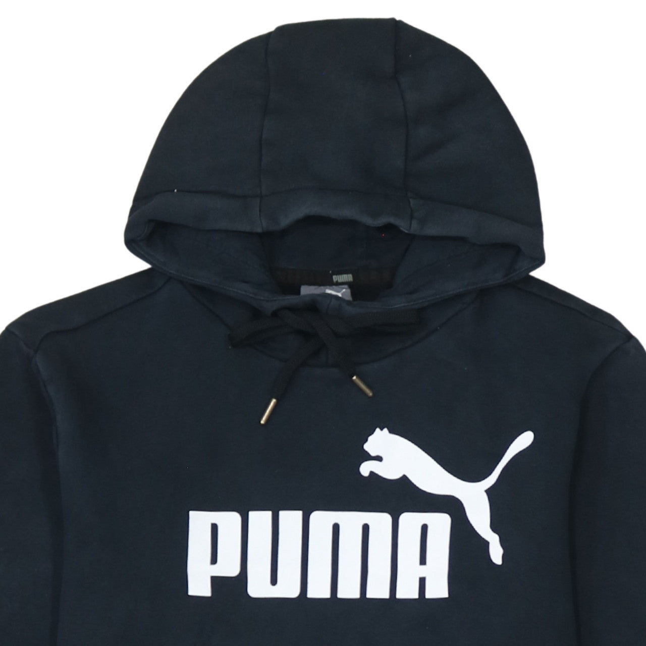 Puma Men's Black Pullover Hoodie Size S Fleece Sportswear