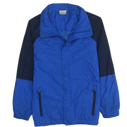 Columbia Mens Blue Windbreaker Jacket L Lightweight Outdoor Coat
