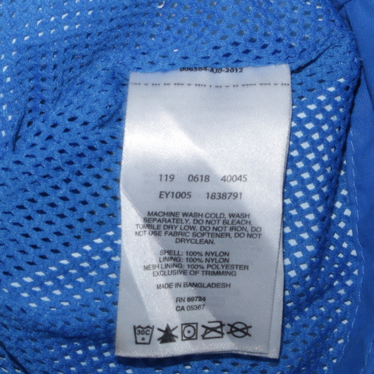 Columbia Mens Blue Windbreaker Jacket L Lightweight Outdoor Coat