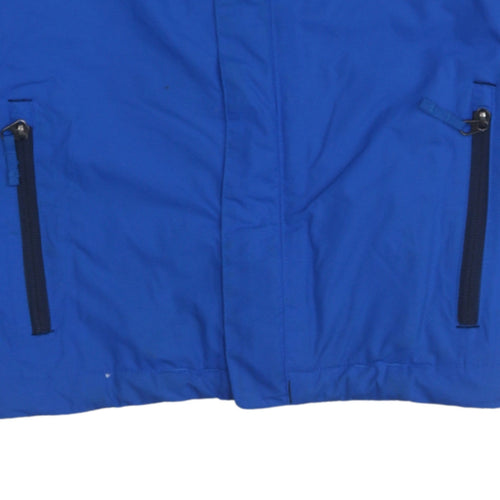 Columbia Mens Blue Windbreaker Jacket L Lightweight Outdoor Coat