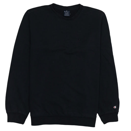 Champion Men Black XL Crew Neck Pullover Sweatshirt Fleece
