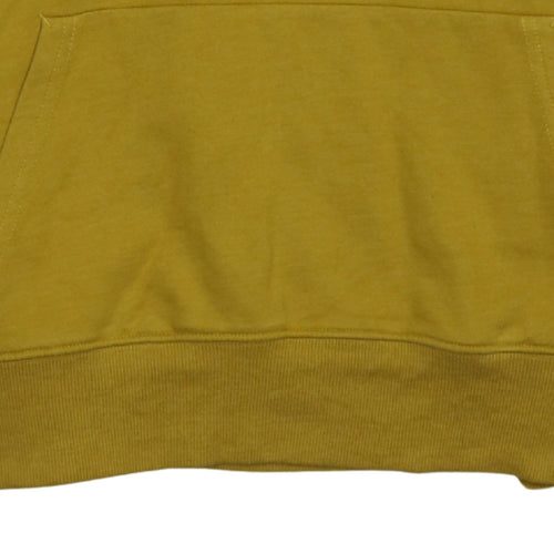 Rab Womens Yellow Journey Pullover Hoodie UK 12 Cotton Blend