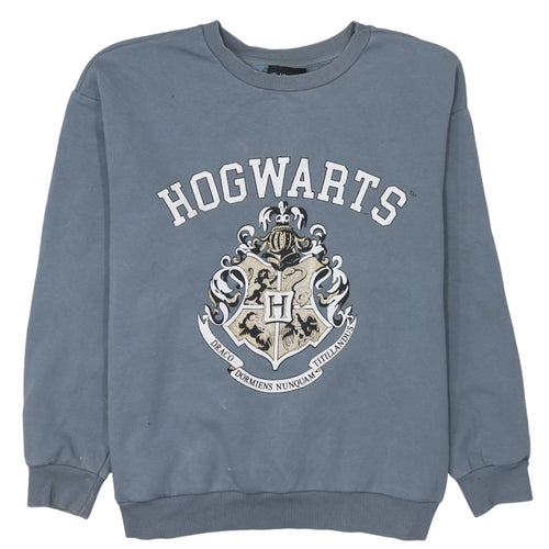 Harry Potter Women Grey Hogwarts Crest Sweatshirt Size 12-14 M