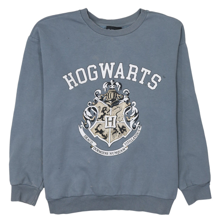 Harry Potter Women Grey Hogwarts Crest Sweatshirt Size 12-14 M