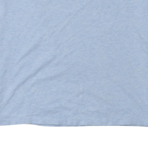 Tommy Hilfiger Men Blue Cotton Crew Neck Pocket T-Shirt Size S