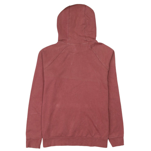 Nike Men's Brown Pullover Hoodie L Logo Fleece Sweatshirt