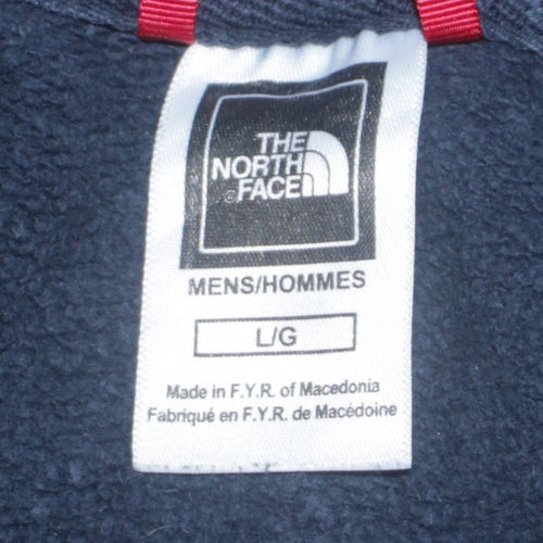 The North Face Men's Blue Pullover Hoodie Size L Regular Fit
