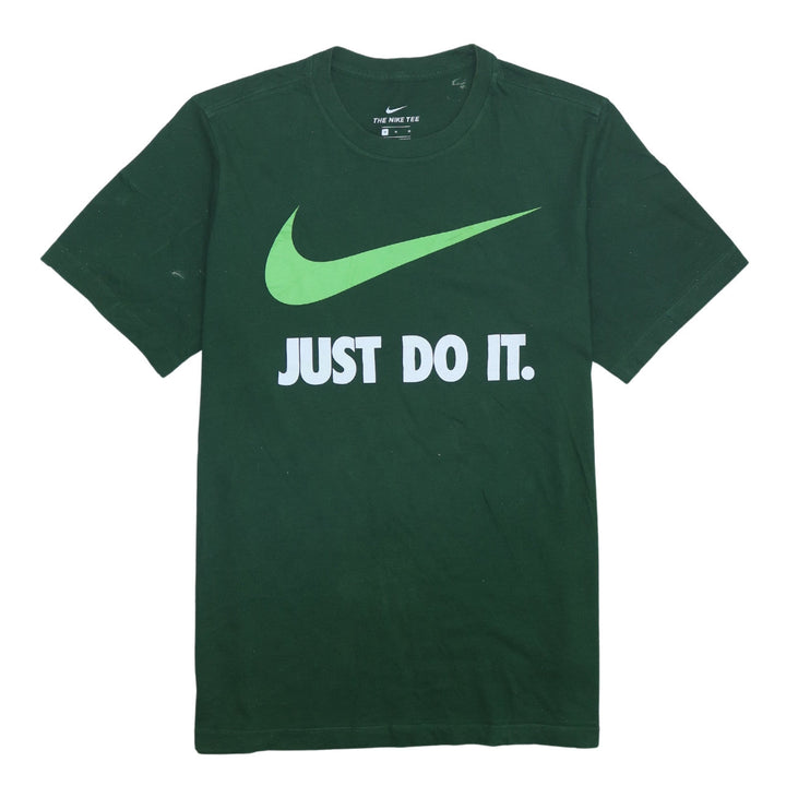 Nike Men's Green Just Do It Graphic T-Shirt Size M