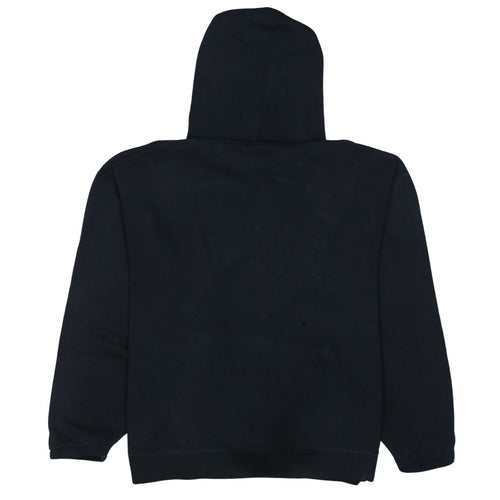 FILA Women's Black Pullover Hoodie Size M Logo Sweatshirt