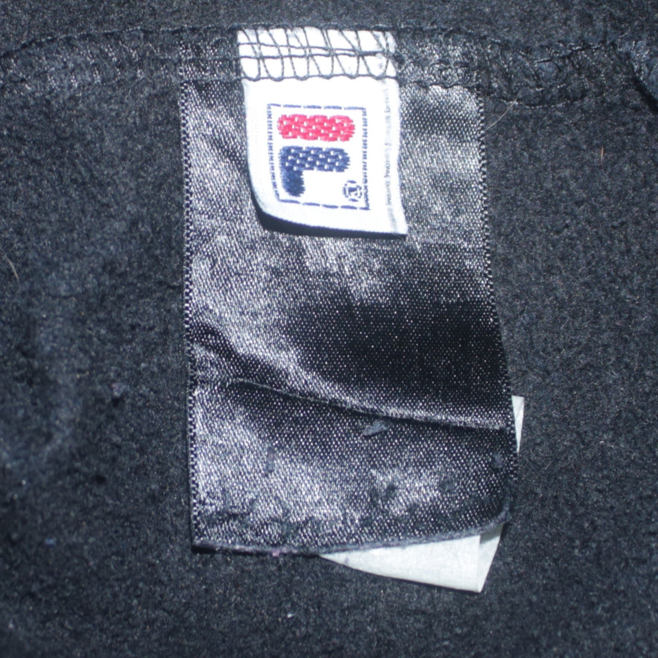 FILA Women's Black Pullover Hoodie Size M Logo Sweatshirt