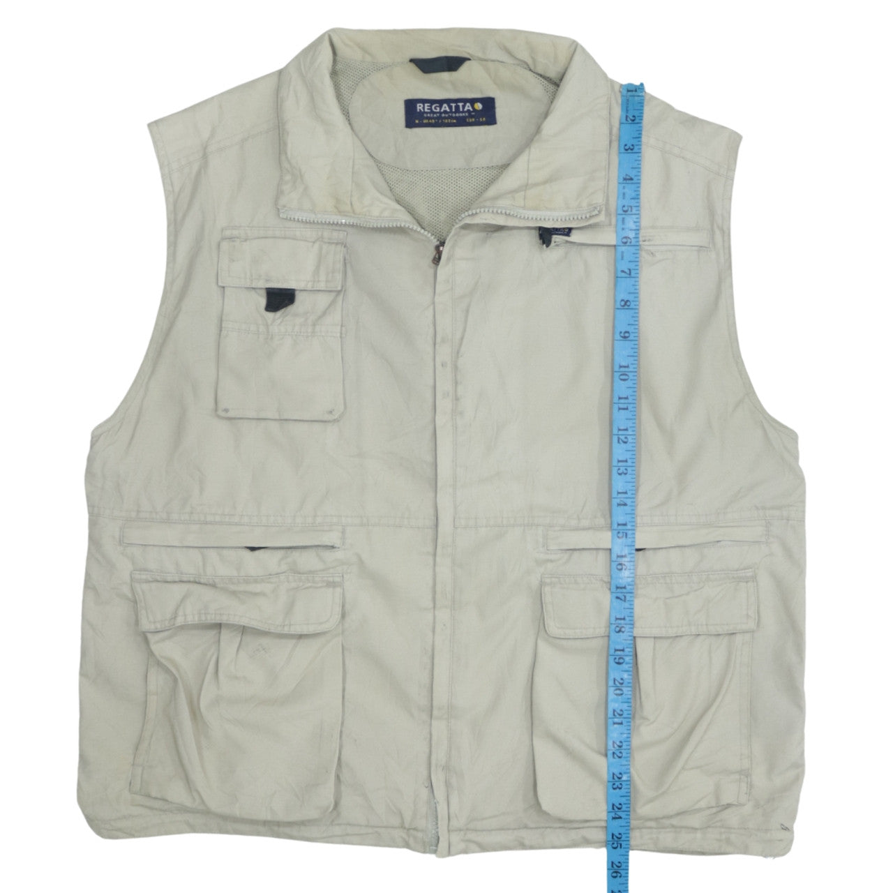 Regatta Men's Beige Cotton Outdoor Utility Waistcoat M UK40