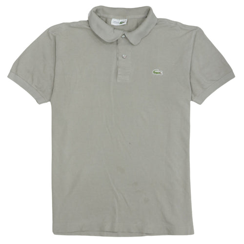 Lacoste Men's Beige Cotton Short Sleeve Polo Shirt Size M