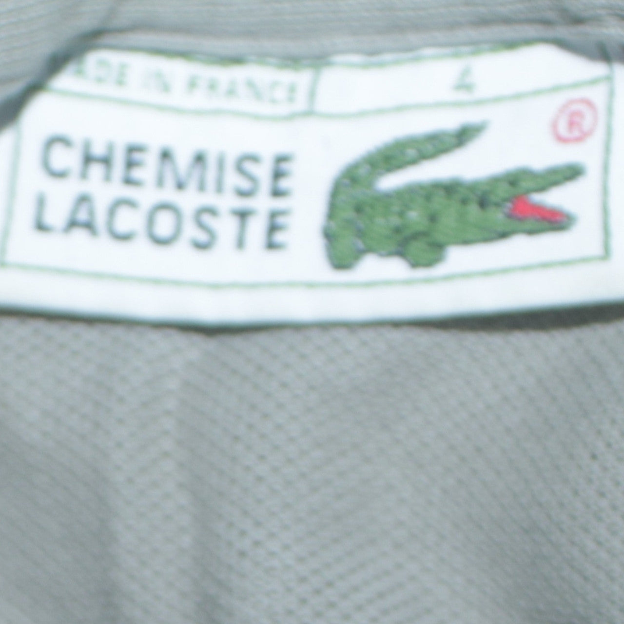 Lacoste Men's Beige Cotton Short Sleeve Polo Shirt Size M