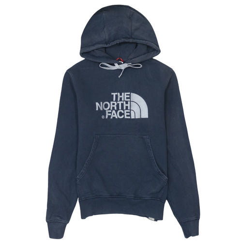 The North Face Men's Blue XS Pullover Hoodie Outdoor Logo Sweatshirt