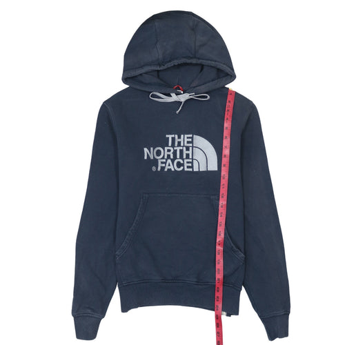 The North Face Men's Blue XS Pullover Hoodie Outdoor Logo Sweatshirt