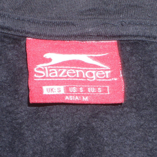 Slazenger Men's Black Full Zip Hoodie Size S Sports Fleece