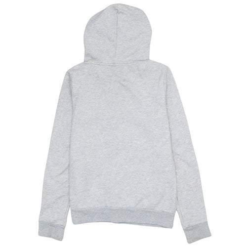 Puma Womens Grey Pullover Hoodie Size 8 Classic Logo Sweatshirt