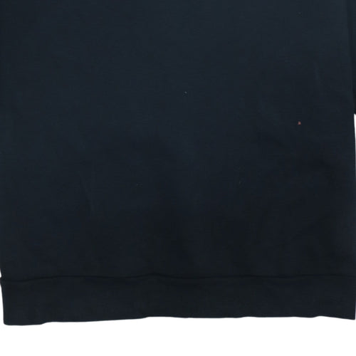 Adidas Women's Black Long Sleeve Crew Neck Pullover Sweatshirt Size 8-10