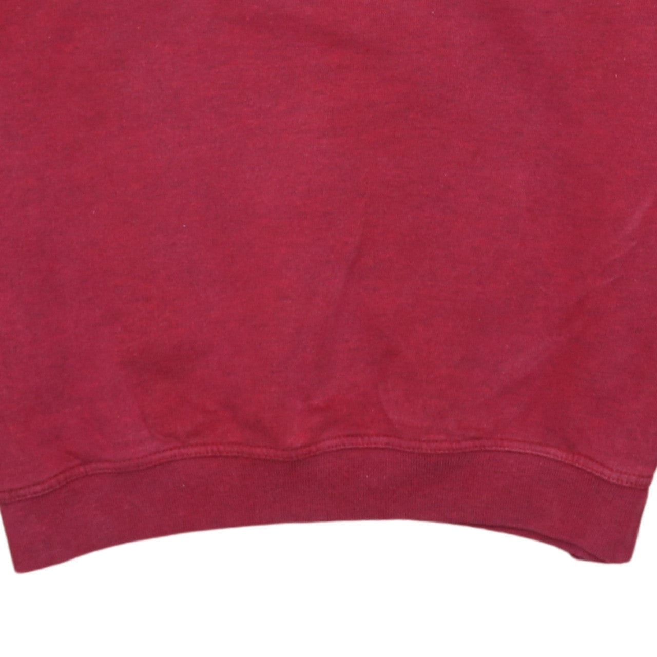 Adidas Mens Red Crew Neck Pullover Sweatshirt Size L