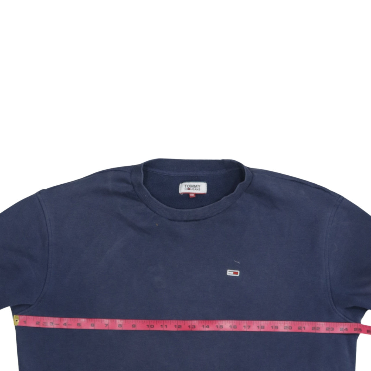 Tommy Jeans Men Blue 2XL Crew Neck Pullover Sweatshirt