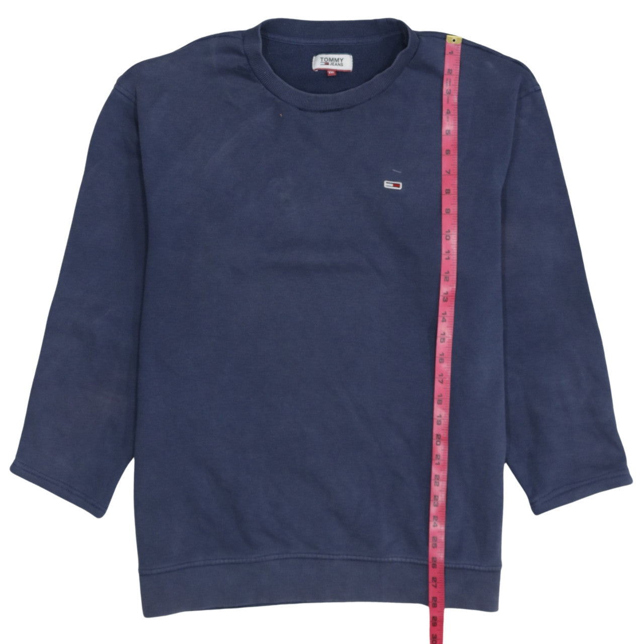 Tommy Jeans Men Blue 2XL Crew Neck Pullover Sweatshirt