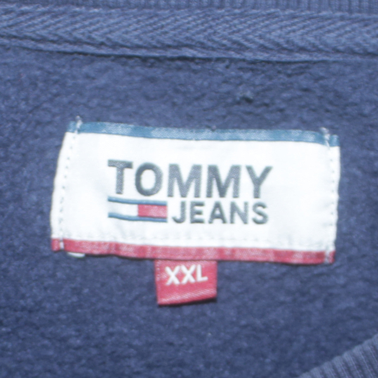 Tommy Jeans Men Blue 2XL Crew Neck Pullover Sweatshirt