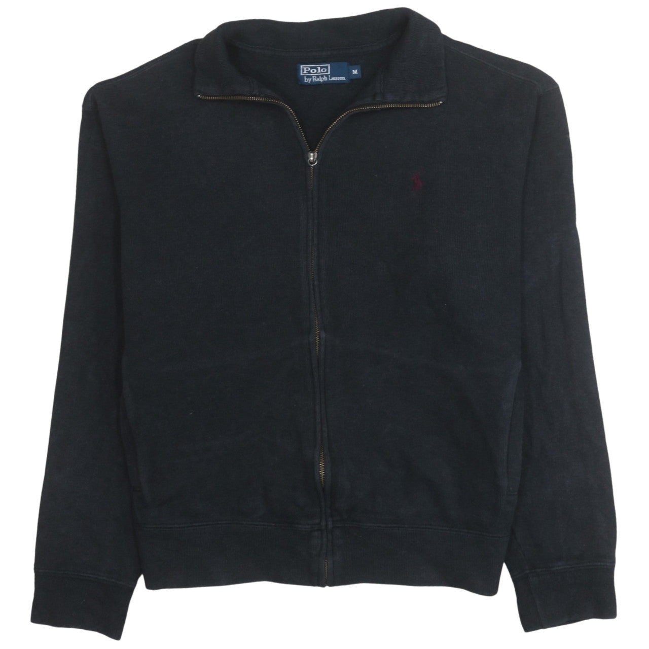 Polo Ralph Lauren Men’s Black Cotton Full Zip Basic Jacket Size M