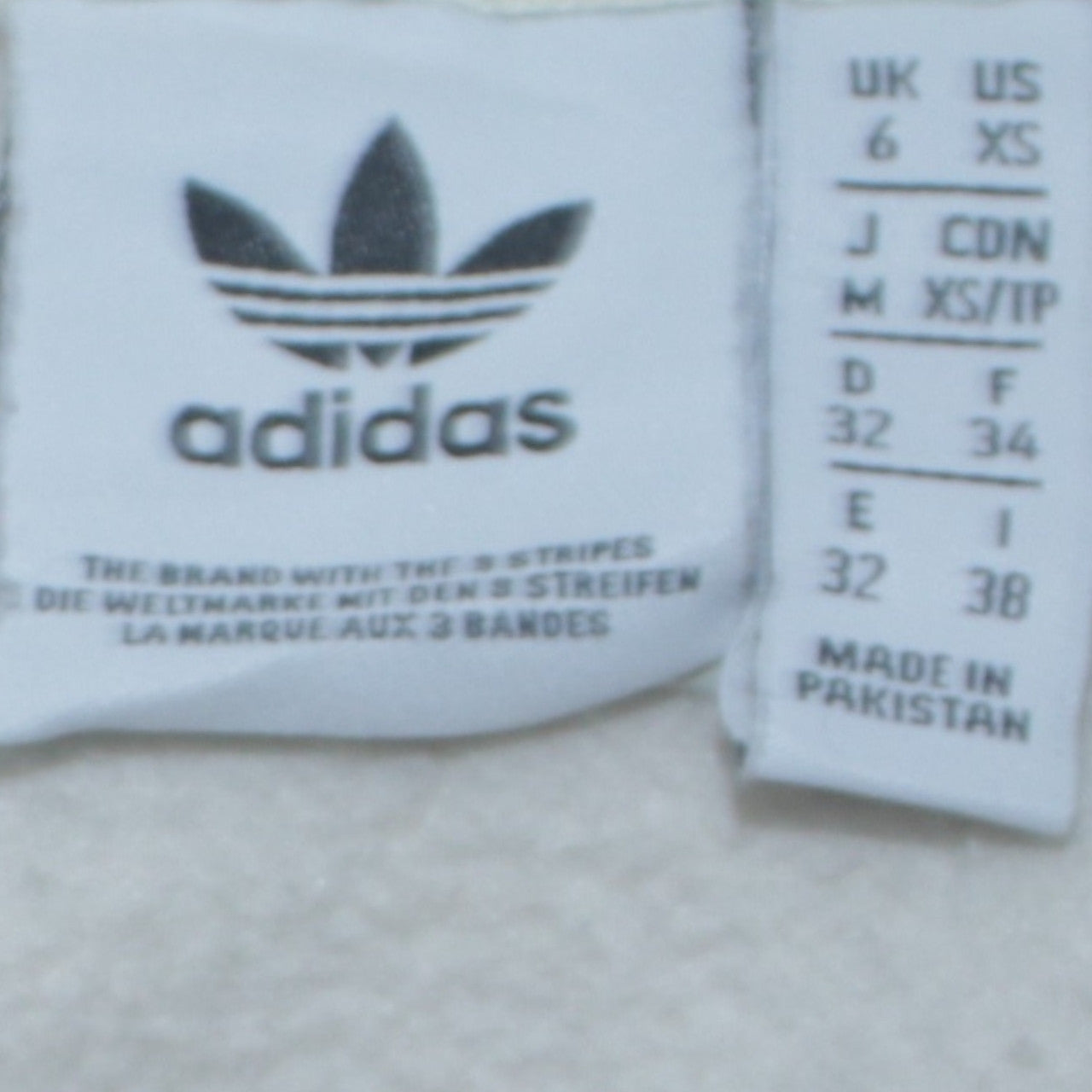 Adidas Women’s Ivory Pullover Hoodie XS Relaxed Fit Cotton Blend