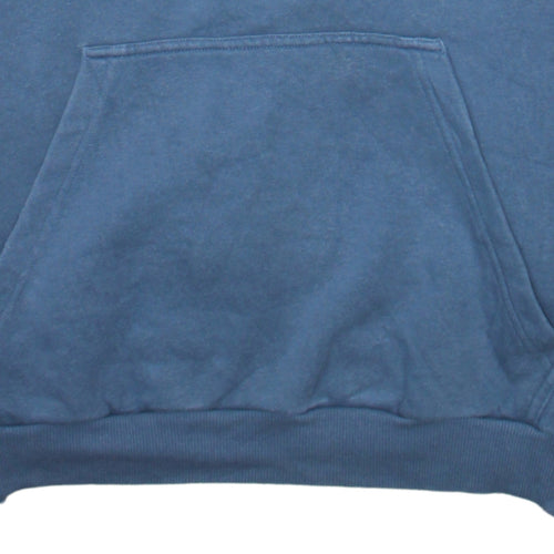 Adidas Men Blue XL Pullover Hoodie Fleece Logo Sportswear