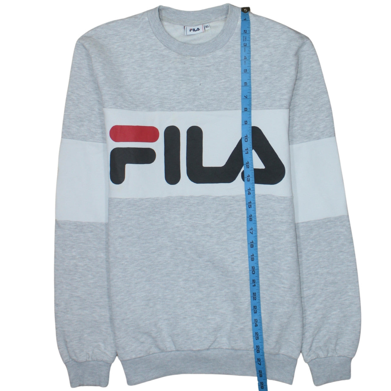 FILA Mens Grey XS Crew Neck Pullover Sweatshirt
