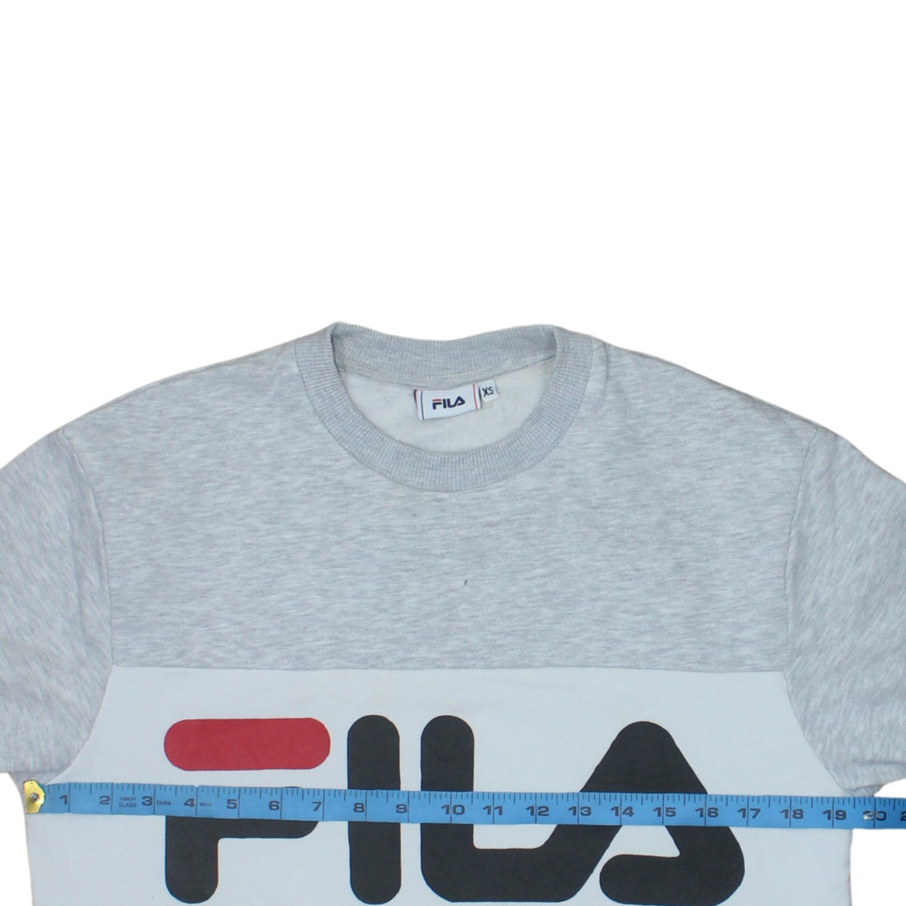 FILA Mens Grey XS Crew Neck Pullover Sweatshirt