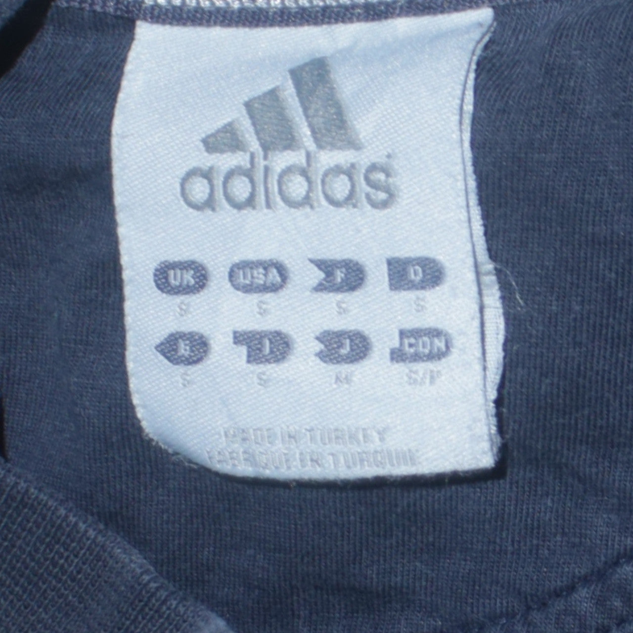 Adidas Men's Blue Crew Neck Pullover Sweatshirt Size S