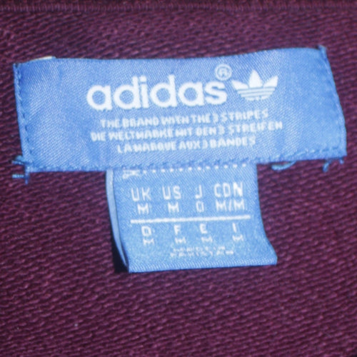adidas Mens Brown Crew Neck Pullover Sweatshirt Size M