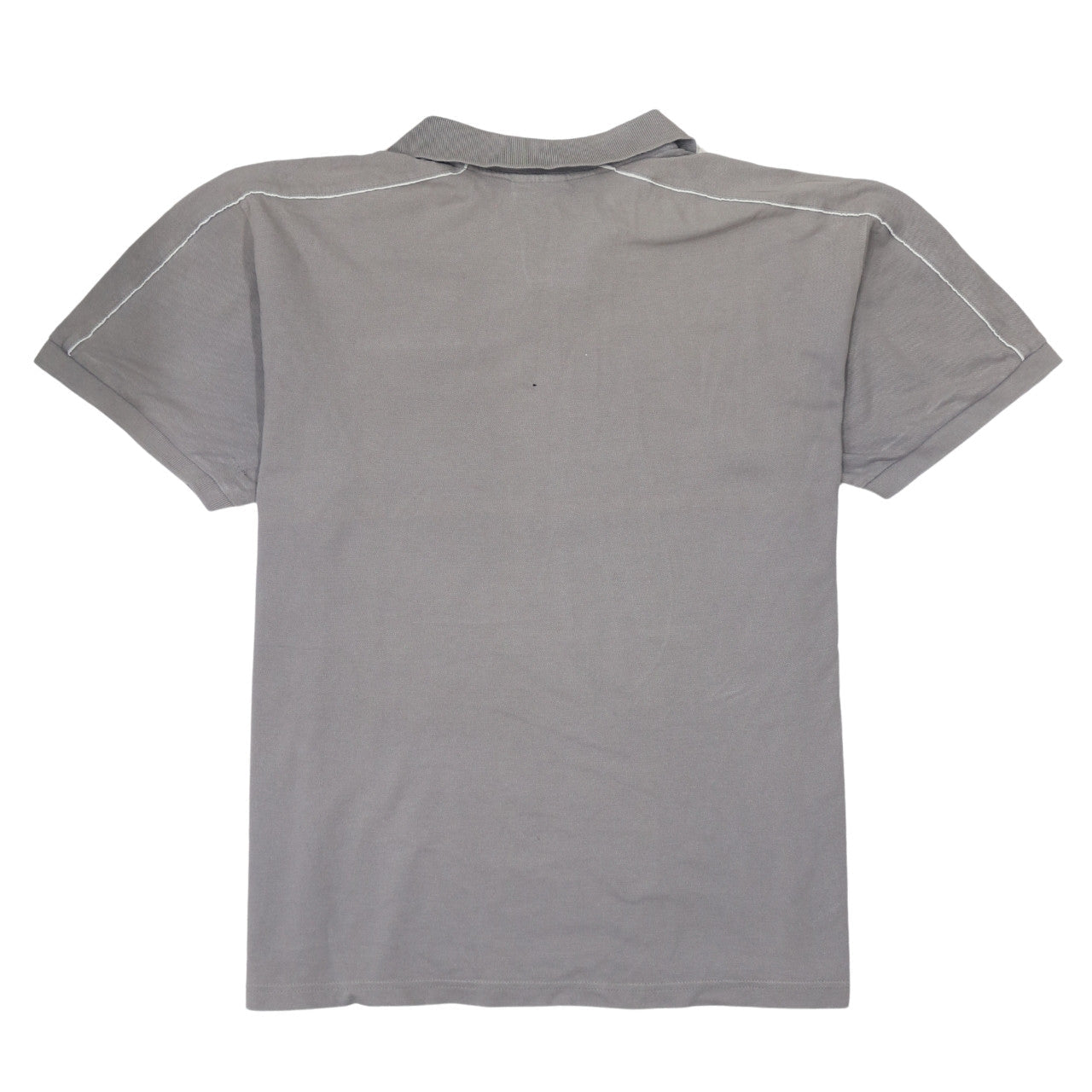 Reebok Men’s Grey Short Sleeve Cotton Polo Shirt Size L