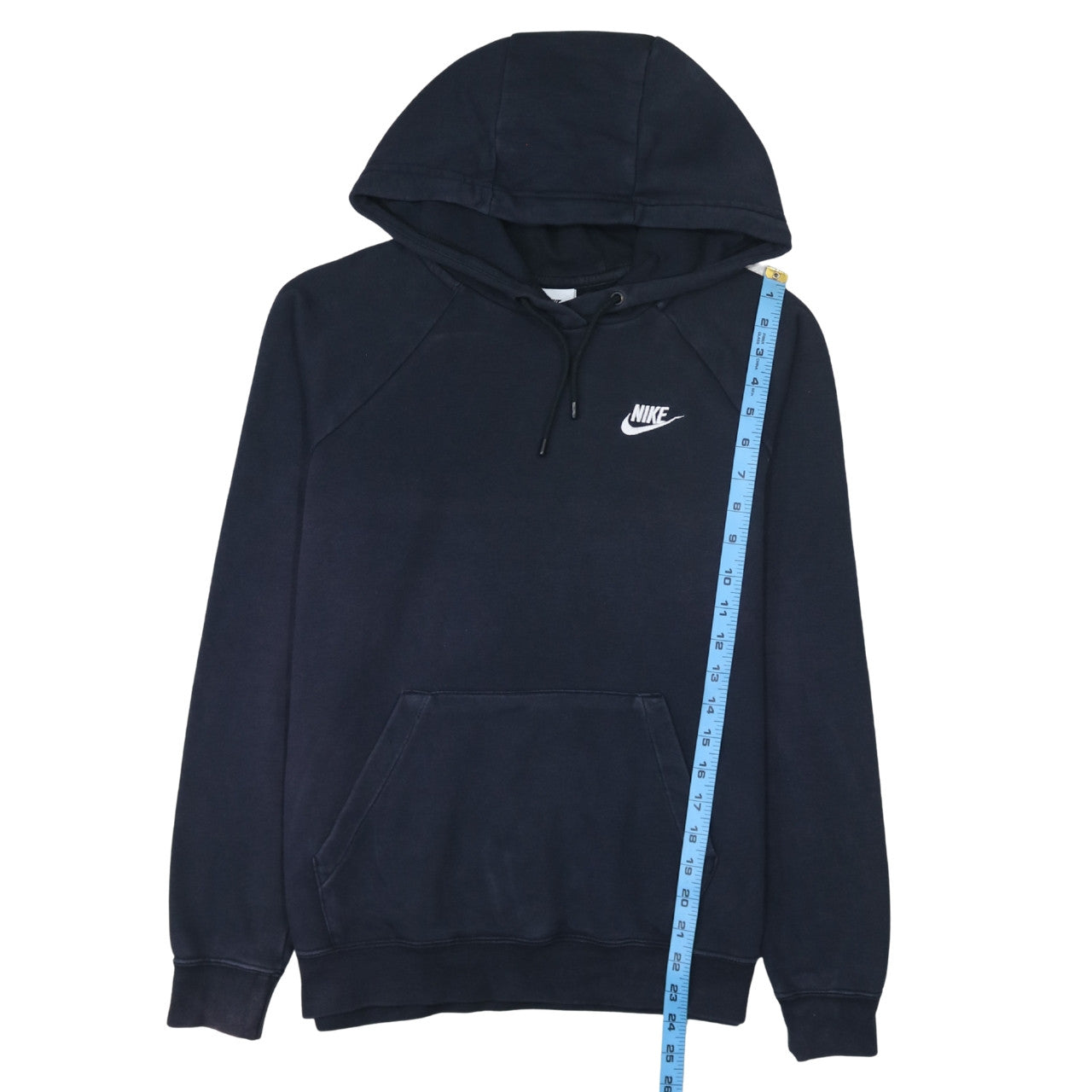 Nike Men's Blue Pullover Hoodie Small Regular Fit Fleece Sweatshirt