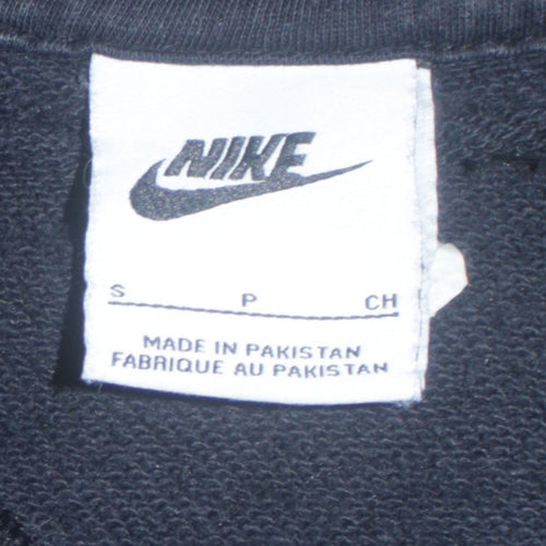 Nike Men's Blue Pullover Hoodie Small Regular Fit Fleece Sweatshirt