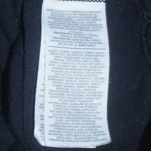 Nike Men's Blue Pullover Hoodie Small Regular Fit Fleece Sweatshirt