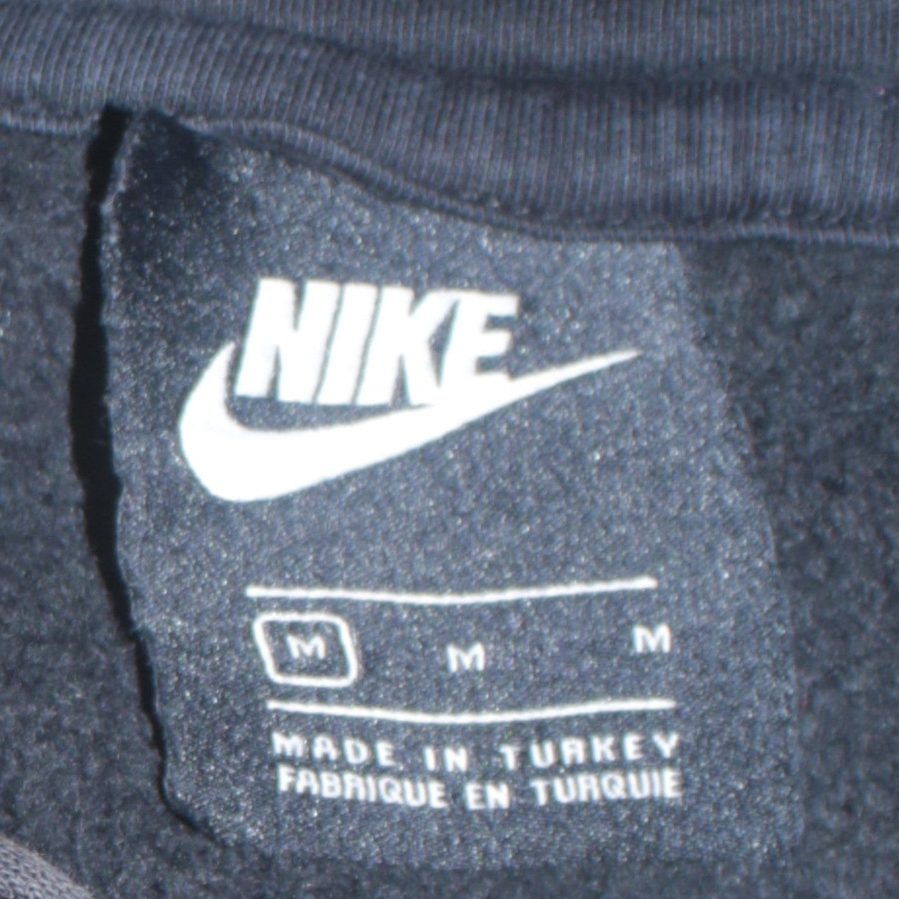 Nike Men's Black M Pullover Hoodie With Logo Detail