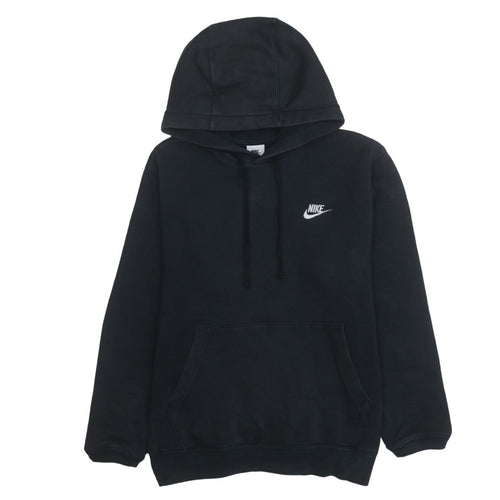 Nike Men's Black Pullover Hoodie Small Regular Fit Fleece Sweatshirt