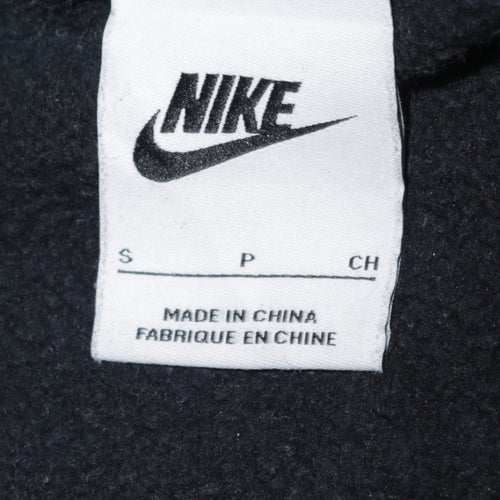 Nike Men's Black Pullover Hoodie Small Regular Fit Fleece Sweatshirt