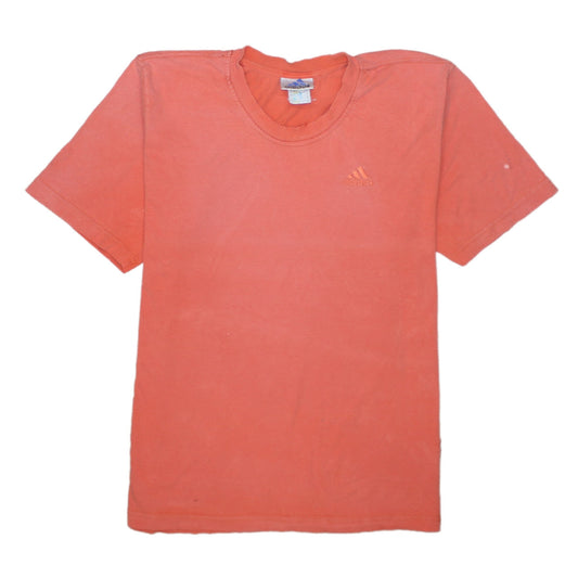 Adidas Men's Orange Short Sleeve Crew Neck T-Shirt Size S