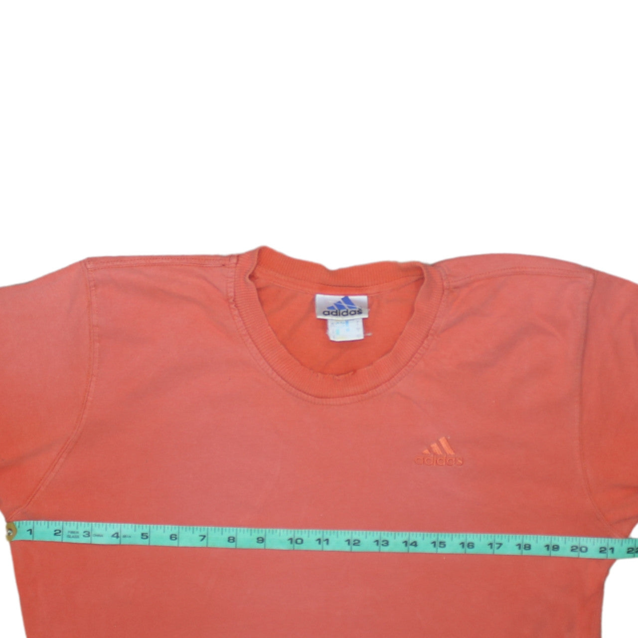 Adidas Men's Orange Short Sleeve Crew Neck T-Shirt Size S