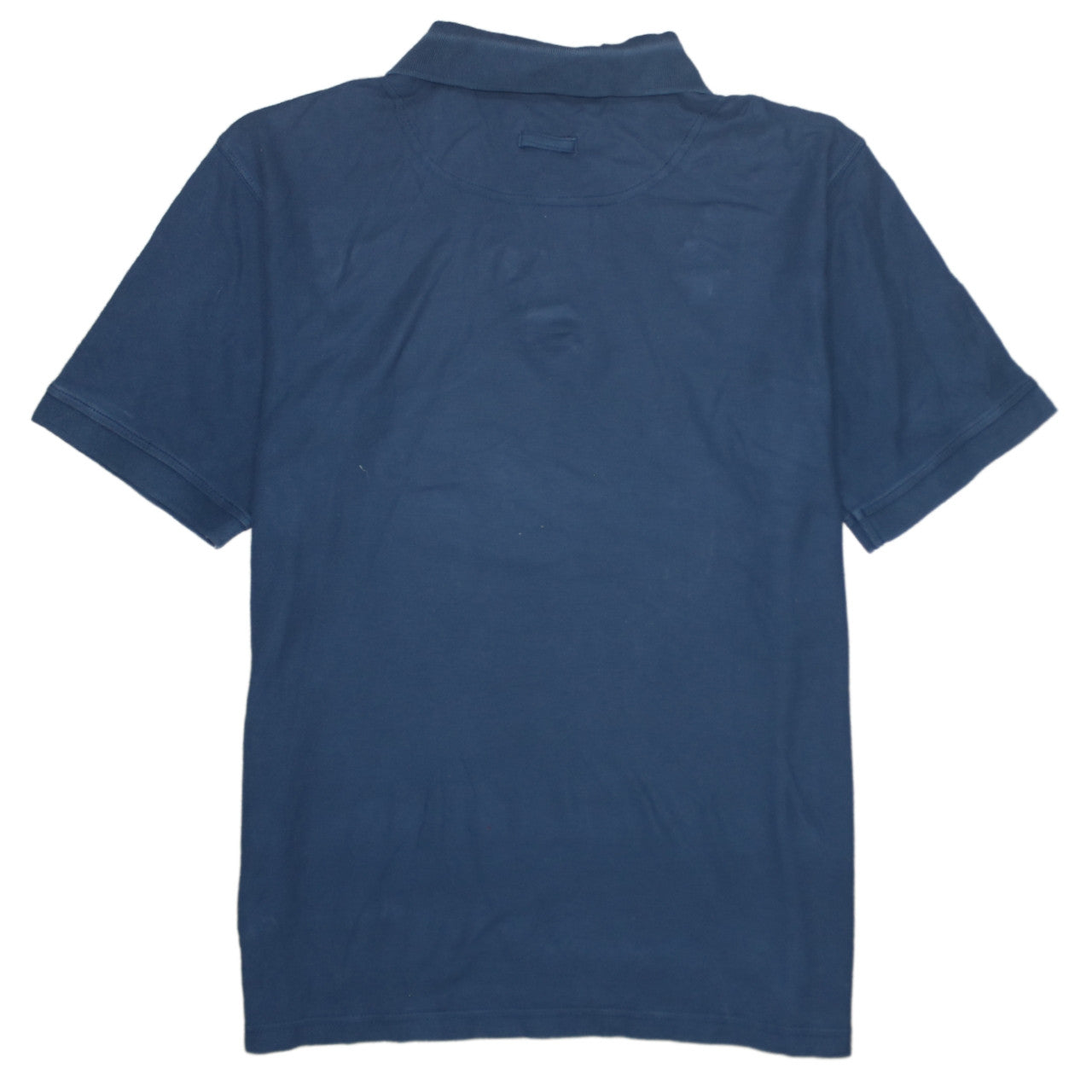 Columbia Men's Blue Cotton Regular Fit Short Sleeve Polo Shirt L