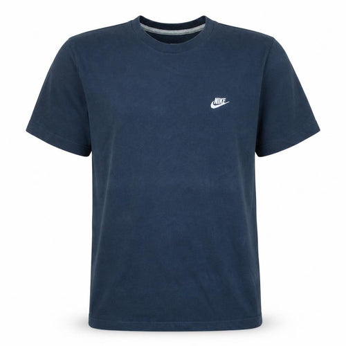 Nike Men's Blue Cotton Short Sleeve Crew Neck T-Shirt M