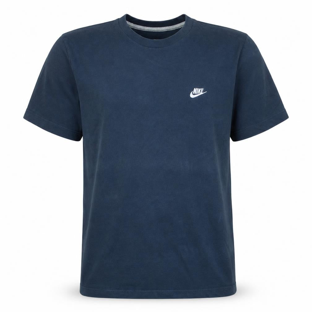 Nike Men's Blue Cotton Short Sleeve Crew Neck T-Shirt M