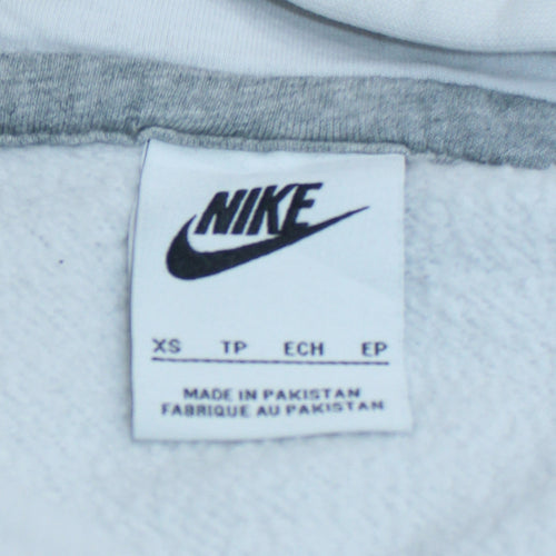Nike Men's White XS Pullover Hoodie Fleece Sportswear